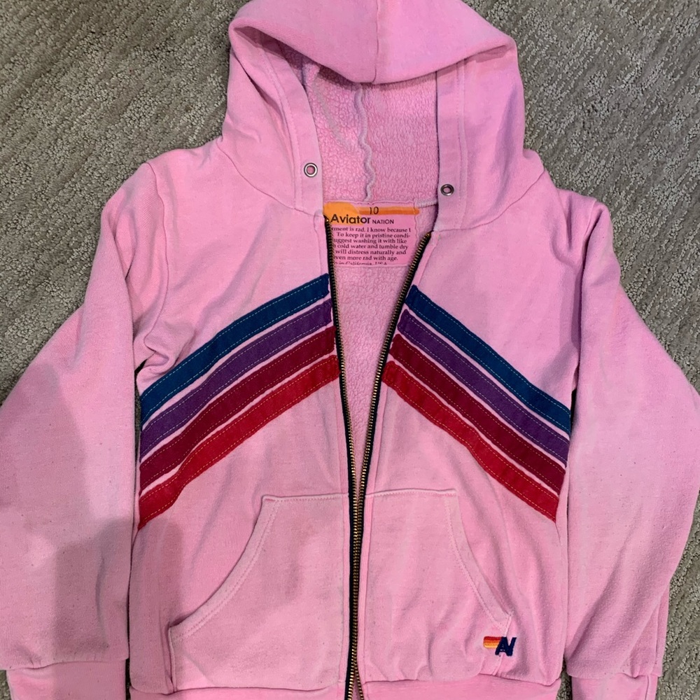 Aviator Nation kids/girls hoodie. Size 10